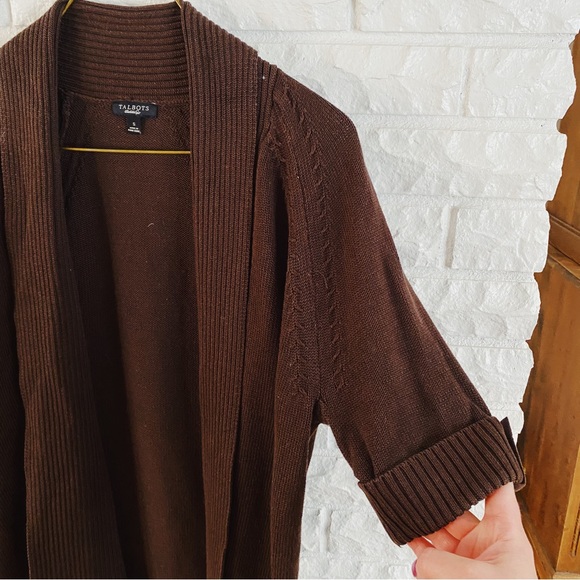 Talbots Open Front Cardigan - Picture 2 of 6